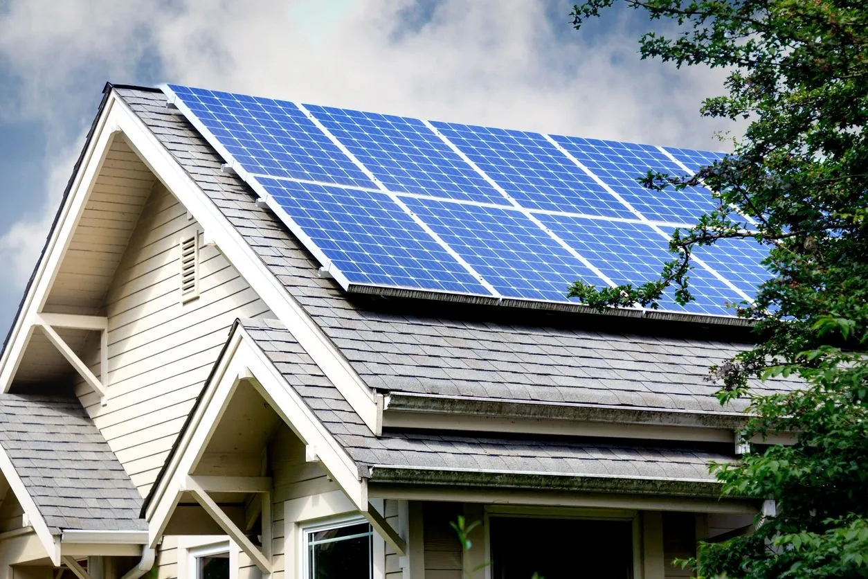 Completed solar project by The Solar Doctors
