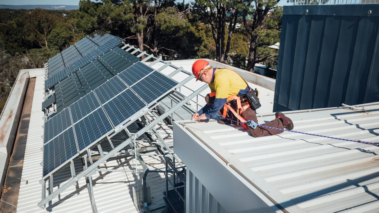 Completed solar project by The Solar Doctors