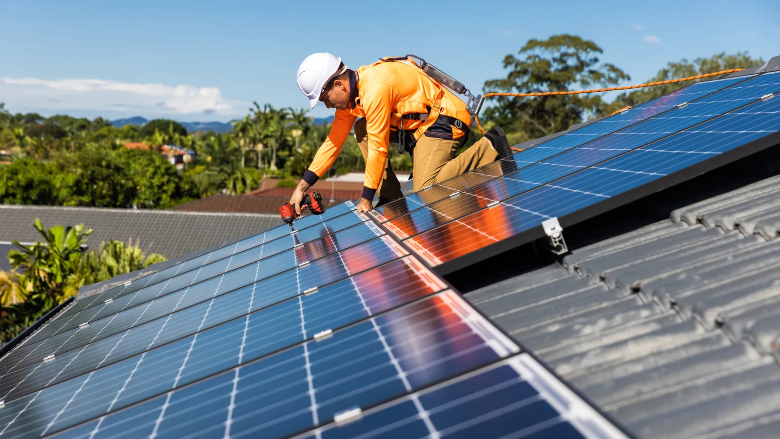 Completed solar project by The Solar Doctors